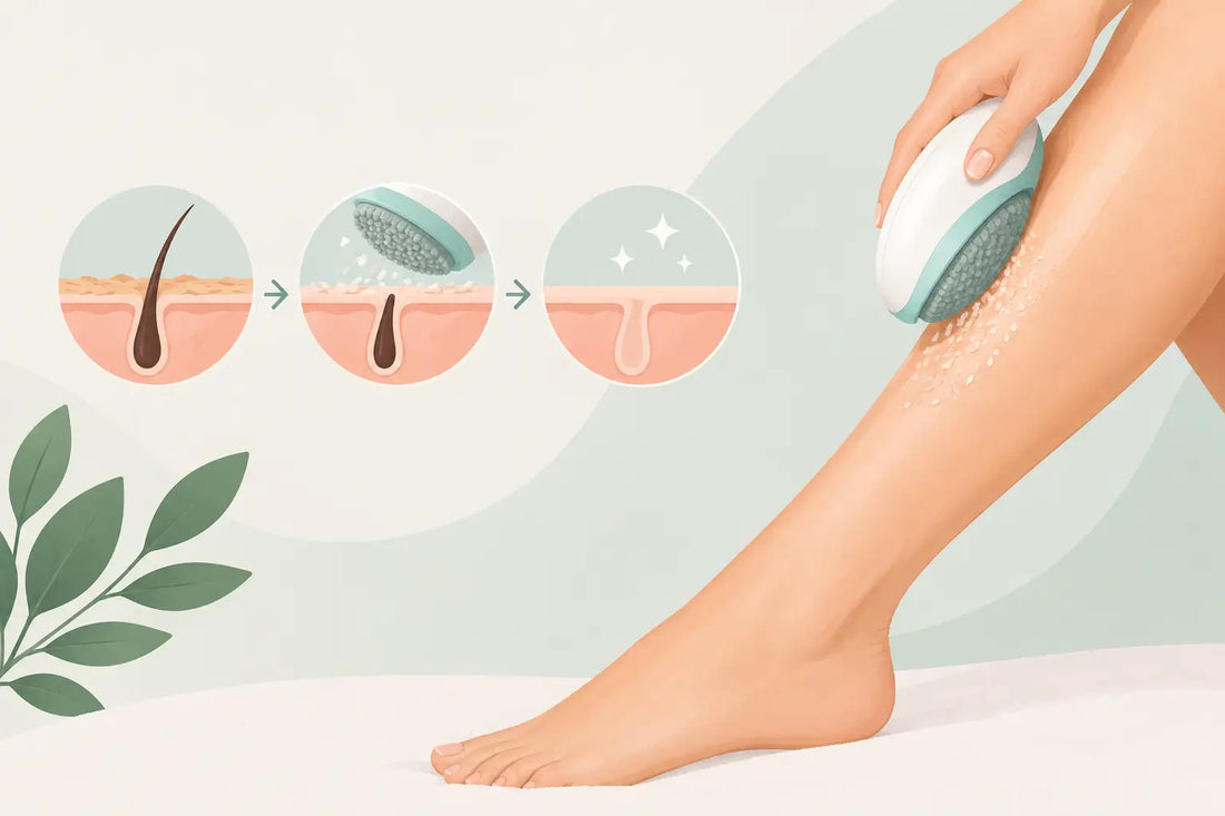 How an Exfoliating Hair Removal Tool Works